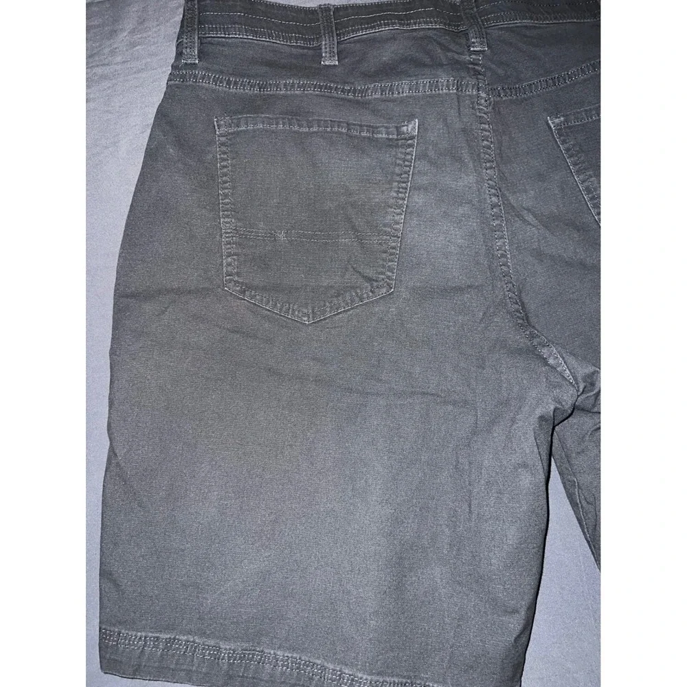 Weatherproof Mens Utility Shorts Forged Iron Grey Stretch Cotton W0S601SC 38W